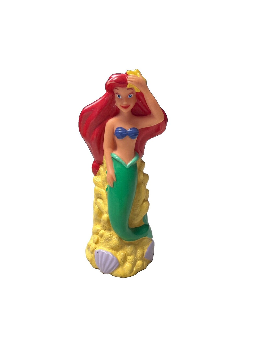 Disney Princess Ariel PVC Cale Topper Figurine Corral Reef Collectible Toy 4”